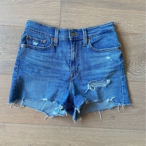 Levis High Rise Shorts